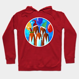 Fox Christmas Party Hoodie